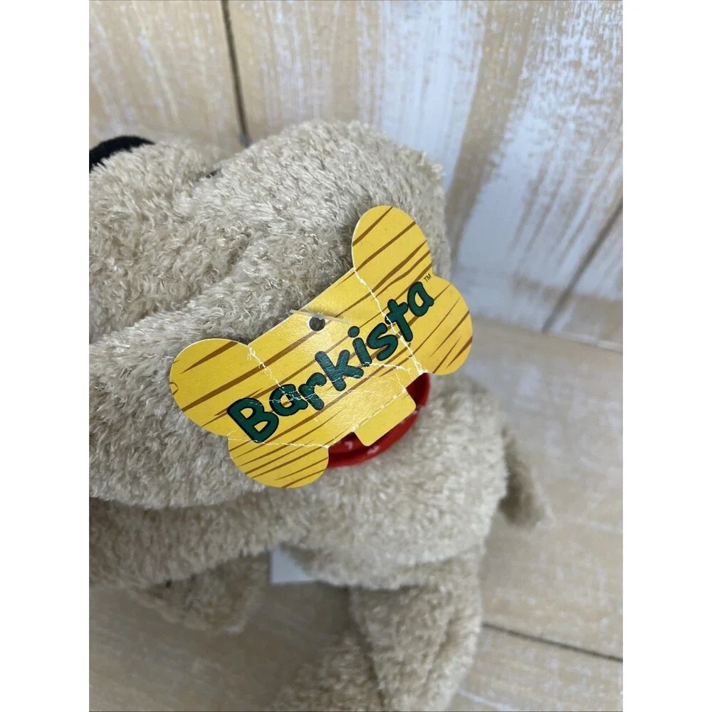 Vintage 2003 Starbucks Barkista Soft Plush Dog 1st Edition 2003 w/Tags 8